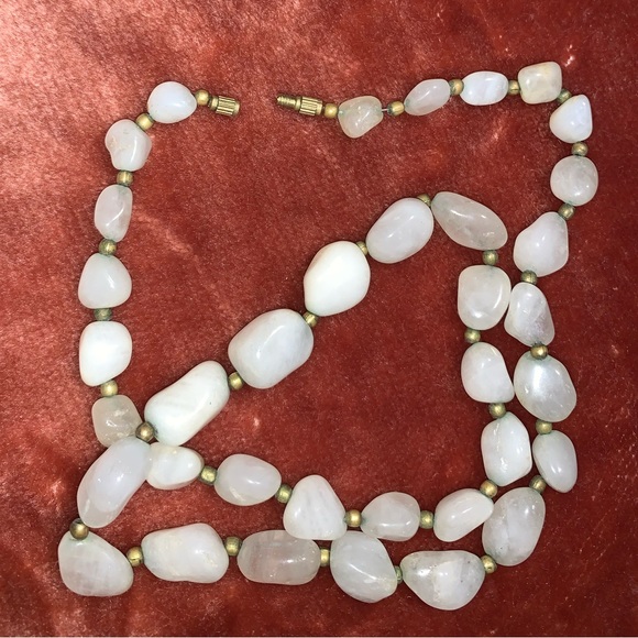 Vintage Quartz Beaded Necklace - Picture 6 of 6